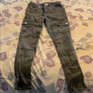 True Religion camo pants
